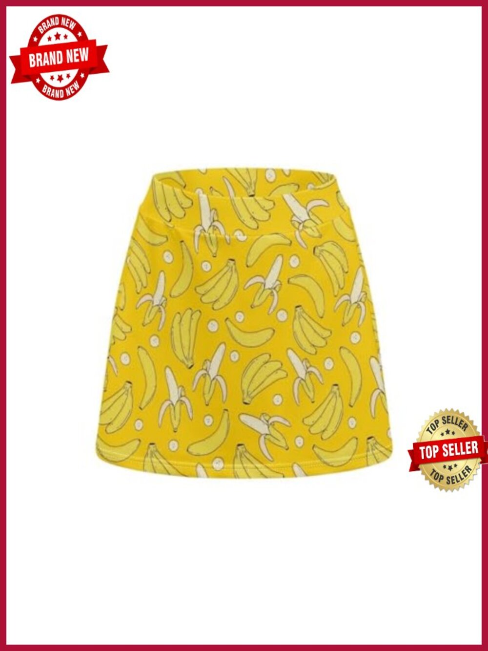 High Waisted Tennis Skort with Pockets XS-3XL - Picture 4 of 5
